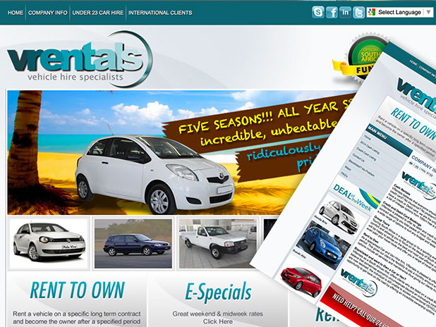 V Rentals Vehicle Rentals
